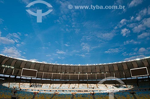  Subject: Inside of Journalist Mario Filho Stadium - also known as Maracana / Place: Maracana neighborhood - Rio de Janeiro city - Rio de Janeiro state (RJ) - Brazil / Date: 04/2013 