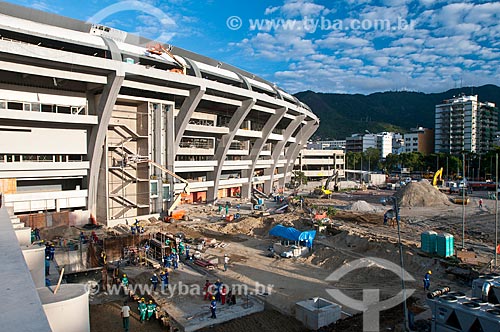  Subject: Reform Journalist Mario Filho Stadium - also known as Maracana / Place: Maracana neighborhood - Rio de Janeiro city - Rio de Janeiro state (RJ) - Brazil / Date: 04/2013 