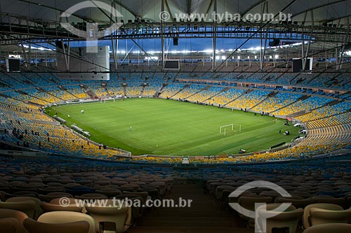  Subject: Inside of Journalist Mario Filho Stadium - also known as Maracana / Place: Maracana neighborhood - Rio de Janeiro city - Rio de Janeiro state (RJ) - Brazil / Date: 04/2013 