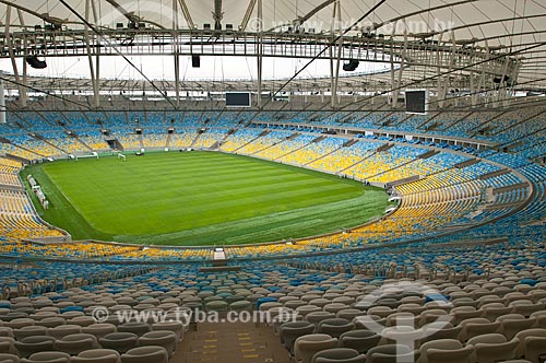  Subject: Inside of Journalist Mario Filho Stadium - also known as Maracana / Place: Maracana neighborhood - Rio de Janeiro city - Rio de Janeiro state (RJ) - Brazil / Date: 05/2013 