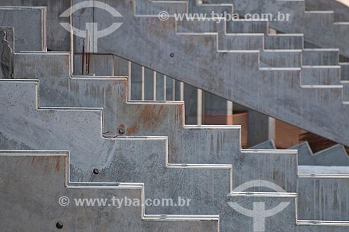  Subject: Construction of Gremio Arena (2012) - construction of bleachers / Place: Humaita neighborhood - Porto Alegre city - Rio Grande do Sul state (RS) - Brazil / Date: 01/2012 