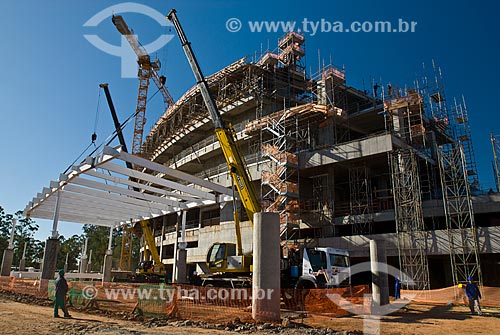  Subject: Construction of Gremio Arena (2012) / Place: Humaita neighborhood - Porto Alegre city - Rio Grande do Sul state (RS) - Brazil / Date: 03/2012 