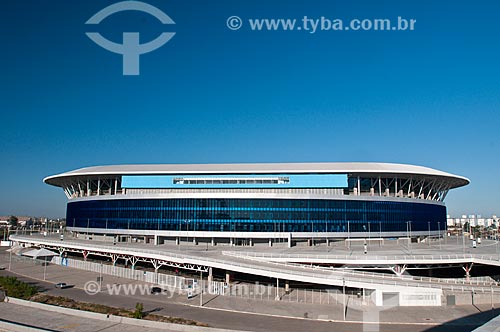  Subject: Facade of Gremio Arena (2012) / Place: Humaita neighborhood - Porto Alegre city - Rio Grande do Sul state (RS) - Brazil / Date: 08/2012 