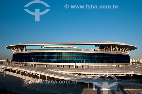  Subject: Facade of Gremio Arena (2012) / Place: Humaita neighborhood - Porto Alegre city - Rio Grande do Sul state (RS) - Brazil / Date: 08/2012 
