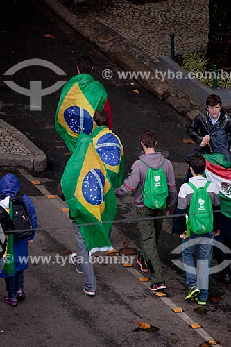  Subject: Pilgrims on World Youth Day (WYD) / Place: Rio de Janeiro city - Rio de Janeiro state (RJ) - Brazil / Date: 07/2013 