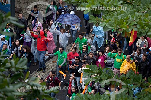  Subject: Pilgrims on World Youth Day (WYD) / Place: Rio de Janeiro city - Rio de Janeiro state (RJ) - Brazil / Date: 07/2013 