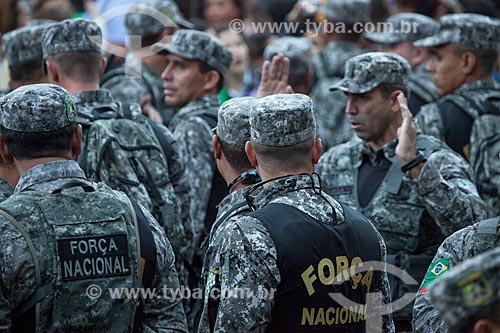  Subject: Police of National Force at World Youth Day (WYD) / Place: Copacabana neighborhood - Rio de Janeiro city - Rio de Janeiro state (RJ) - Brazil / Date: 07/2013 