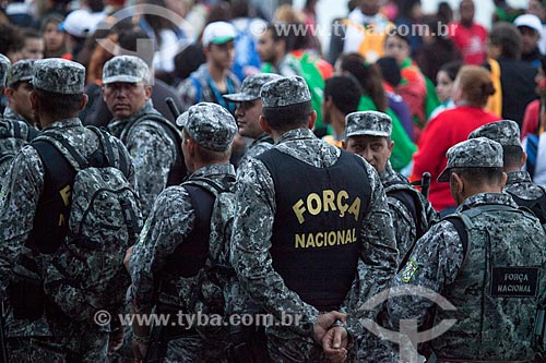  Subject: Police of National Force at World Youth Day (WYD) / Place: Copacabana neighborhood - Rio de Janeiro city - Rio de Janeiro state (RJ) - Brazil / Date: 07/2013 