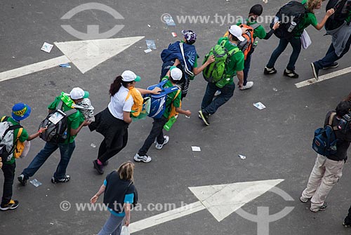  Subject: Pilgrims on World Youth Day (WYD) / Place: Copacabana neighborhood - Rio de Janeiro city - Rio de Janeiro state (RJ) - Brazil / Date: 07/2013 