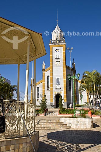  Subject: Facade of Matriz Church of Nossa Senhora da Conceicao (1726) / Place: Aiuruoca city - Minas Gerais state (MG) - Brazil / Date: 07/2013 