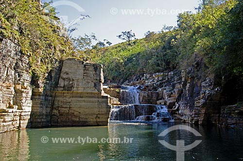  Subject: Cascatinha Canyon at Furnas Dam / Place: Capitolio city - Minas Gerais state (MG) - Brazil / Date: 07/2013 