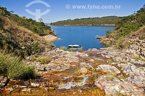  Subject: Azul Lake (Blue Lake) at Furnas Dam / Place: Capitolio city - Minas Gerais state (MG) - Brazil / Date: 07/2013 