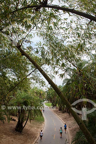  Subject: People walking on bike lane of Flamengo Landfill / Place: Flamengo neighborhood - Rio de Janeiro city - Rio de Janeiro state (RJ) - Brazil / Date: 08/2013 