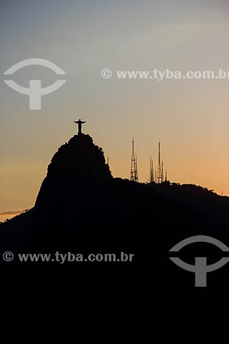  Subject: Sunset at Corcovado Mountain / Place: Rio de Janeiro city - Rio de Janeiro state (RJ) - Brazil / Date: 08/2012 