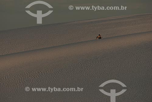  Subject: Dunes of Azul Lagoon (Blue Lagoon) at Lencois Maranhenses National Park / Place: Barreirinhas city - Maranhao state (MA) - Brazil / Date: 07/2010 