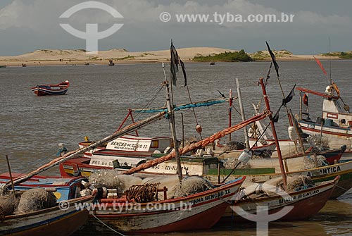  Subject: Fishing Boats in Raposa Beach (Fox Beach) / Place: Raposa city - Maranhao state (MA) - Brazil / Date: 07/2010 