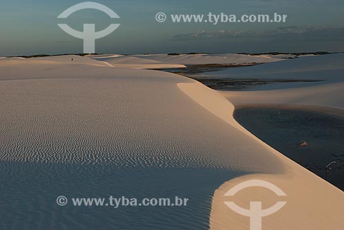  Subject: Dunes of Azul Lagoon (Blue Lagoon) - Lencois Maranhenses National Park / Place: Barreirinhas city - Maranhao state (MA) - Brazil / Date: 07/2010 