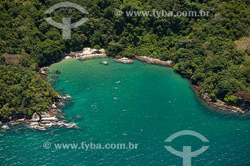  Subject: Aerial photo of Angra dos Reis city waterfront stretch near to Macieis Beach / Place: Angra dos Reis city - Rio de Janeiro state (RJ) - Brazil / Date: 04/2011 