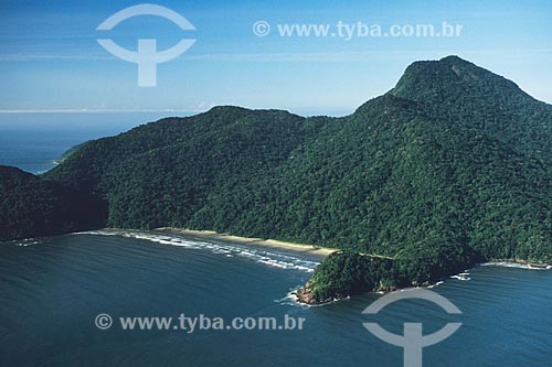  Subject: Arpoador Beach in the background - Jureia-Itatins Ecological Station / Place: Peruibe city - Sao Paulo state (SP) - Brazil / Date: 04/2010 