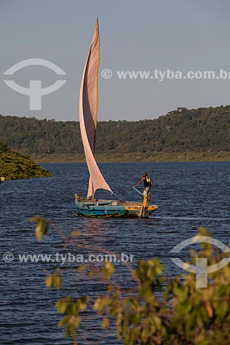  Subject: Raft - Marine Extractive Reserve of the Baia do Iguape / Place: Maragogipe city - Bahia state (BA) - Brazil / Date: 04/2013 