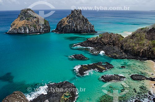  Subject: Porcos Bay and Dois Irmaos Hill / Place: Fernando de Noronha Archipelago - Pernambuco state (PE) - Brazil / Date: 10/2013 