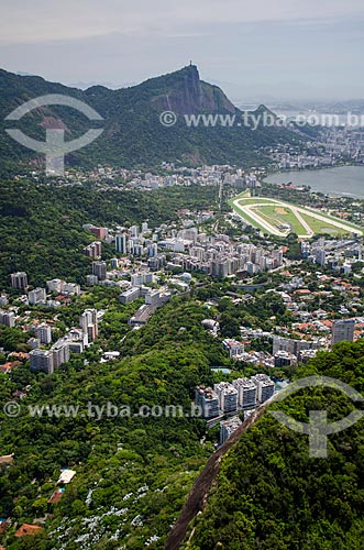  Subject: View of Gavea neighborhood with Corcovado Mountain in the background / Place: Gavea neighborhood - Rio de Janeiro city - Rio de Janeiro state (RJ) - Brazil / Date: 11/2013 
