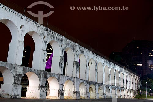  Subject: Night view of the Lapa Arches / Place: Lapa neighborhood - Rio de Janeiro city - Rio de Janeiro state (RJ) - Brazil / Date: 11/2013 
