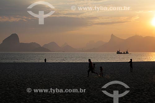  Subject: Icarai Beah with Rio de Janeiro city in the background / Place: Icarai neighborhood - Niterói city - Rio de Janeiro state (RJ) - Brazil / Date: 11/2011 