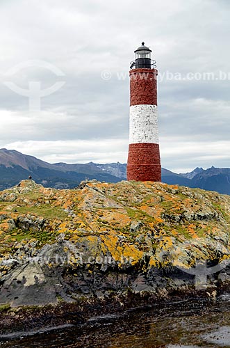  Subject: Les Eclaireurs Lighthouse - also know as End of the World Lighthouse / Place: Ushuaia city - Tierra del Fuego Province - Argentina - South America / Date: 01/2012 