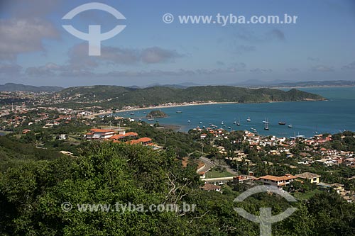  Aerial view of Canto Beach  - Armacao dos Buzios city - Rio de Janeiro state (RJ) - Brazil