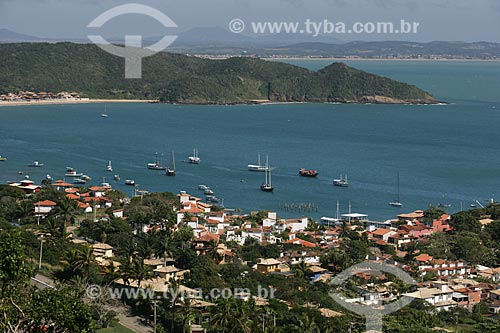  Aerial view of Canto Beach  - Armacao dos Buzios city - Rio de Janeiro state (RJ) - Brazil