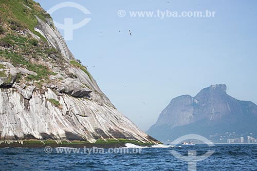  Subject: Cagarra Island - part of Natural Monument of Cagarras Island - with the Rock of Gavea in the background / Place: Rio de Janeiro city - Rio de Janeiro state (RJ) - Brazil / Date: 11/2013 