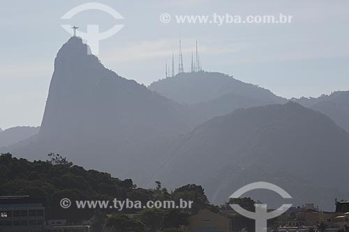  Subject: Christ the Redeemer (1931) with the Sumare Mountain in the background / Place: Rio de Janeiro city - Rio de Janeiro state (RJ) - Brazil / Date: 11/2013 