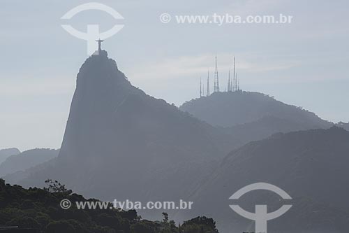  Subject: Christ the Redeemer (1931) with the Sumare Mountain in the background / Place: Rio de Janeiro city - Rio de Janeiro state (RJ) - Brazil / Date: 11/2013 