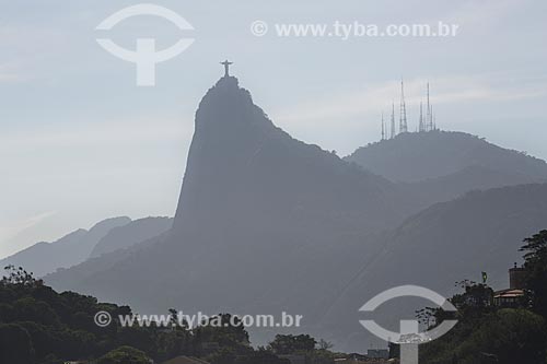  Subject: Christ the Redeemer (1931) with the Sumare Mountain in the background / Place: Rio de Janeiro city - Rio de Janeiro state (RJ) - Brazil / Date: 11/2013 