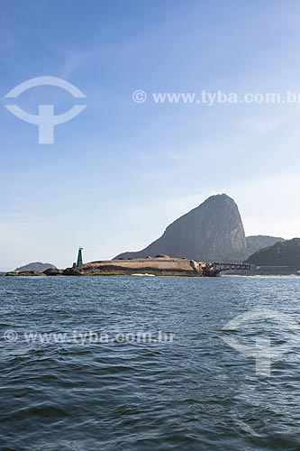  Subject: Tamandare da Laje Fort (1555) - Guanabara Bay with the Sugar Loaf in the background / Place: Rio de Janeiro city - Rio de Janeiro state (RJ) - Brazil / Date: 11/2013 