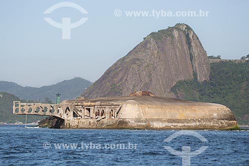  Subject: Tamandare da Laje Fort (1555) - Guanabara Bay / Place: Rio de Janeiro city - Rio de Janeiro state (RJ) - Brazil / Date: 11/2013 