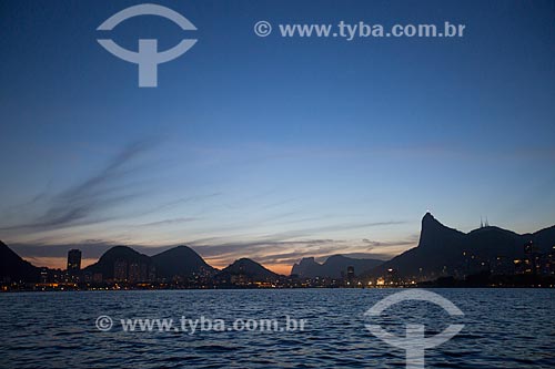  Subject: View of evening - Botafogo Bay / Place: Rio de Janeiro city - Rio de Janeiro state (RJ) - Brazil / Date: 11/2013 
