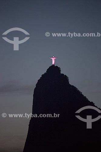  Subject: View of evening - Christ the Redeemer (1931) / Place: Rio de Janeiro city - Rio de Janeiro state (RJ) - Brazil / Date: 11/2013 