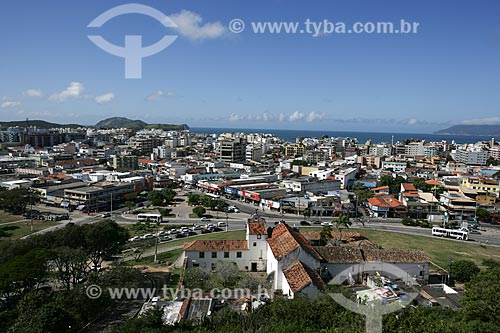 View in the foreground of the Museum of Religious Art and Traditional (MART) - Cabo Frio city - Rio de Janeiro state (RJ) - Brazil