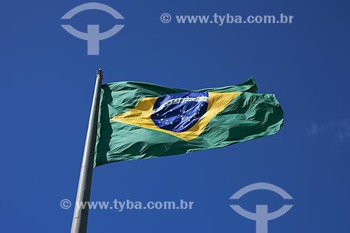  View of the Brazilian flag  - Rio de Janeiro city - Rio de Janeiro state (RJ) - Brazil