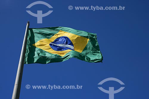  View of the Brazilian flag  - Rio de Janeiro city - Rio de Janeiro state (RJ) - Brazil