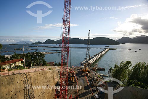  View from the pier of Sudeste Port - MMX undertaking, EBX Group of entrepreneur Eike Batista  - Itaguai city - Rio de Janeiro state (RJ) - Brazil