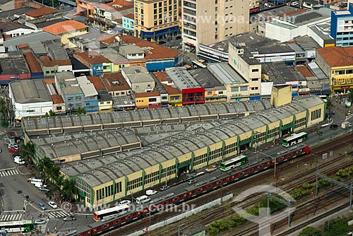  Subject: Aerial view of the Municipal Market of Lapa / Place: Sao Paulo city - Sao Paulo state (SP) - Brazil / Date: 10/2013 