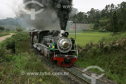  Ride of steam locomotive  - Garibaldi city - Rio Grande do Sul state (RS) - Brazil