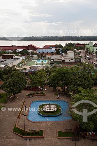  Subject: Vew of Marechal Rondon Square with Madeira River in the background / Place: Porto Velho city - Rondonia state (RO) - Brazil / Date: 10/2013 
