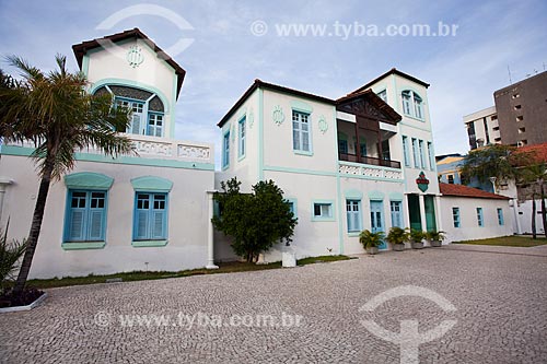  Subject: Facade of Estoril - Construction the seaside which served as north american military club during World War II / Place: Fortaleza city - Ceara state (CE) - Brazil / Date: 11/2013 
