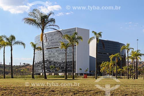  Subject: Minas Building and Gerais Building - headquarters of the Departments of the State Government - President Tancredo Neves Administrative Center (2010) / Place: Belo Horizonte city - Minas Gerais state (MG) - Brazil / Date: 08/2013 