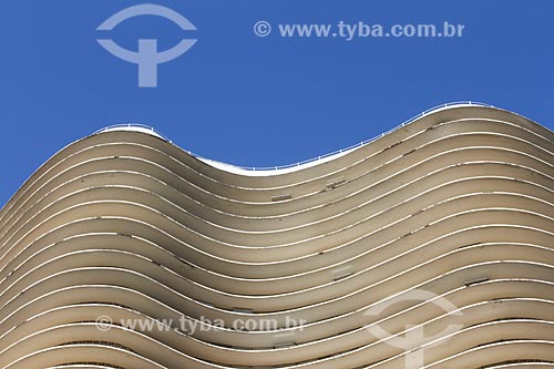  Subject: Niemeyer Building (1955) facades details / Place: Belo Horizonte city - Minas Gerais state (MG) - Brazil / Date: 08/2013 