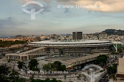  Subject: Journalist Mario Filho Stadium (1950) - also known as Maracana / Place: Maracana neighborhood - Rio de Janeiro city - Rio de Janeiro state (RJ) - Brazil / Date: 01/2014 